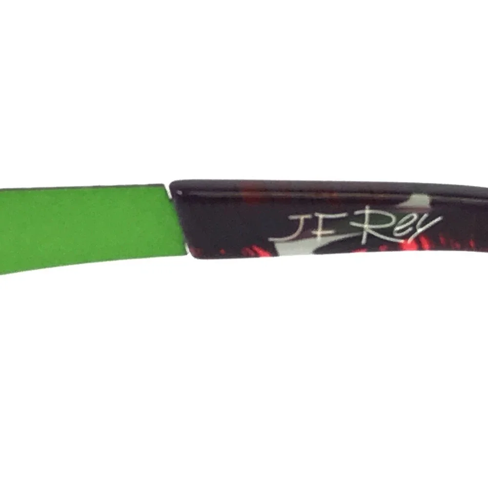 J.F. Rey Eyeglasses Frames JF2599 7342 Purple Green Textured Ribbed 53-18-130